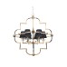 Подвесная люстра Lumina Deco Baltimore LDP 8020-6 GD+BK