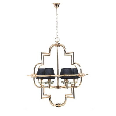 Подвесная люстра Lumina Deco Baltimore LDP 8020-6 GD+BK