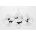 Подвесная люстра Lumina Deco Marsiada LDP 6033-25 BK