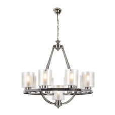 Подвесная люстра Lumina Deco Santini LDP 1220-9 CHR+WT
