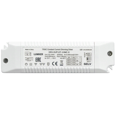 Драйвер диммируемый Lumker DRV-EUP12T-1HMC-0 006164