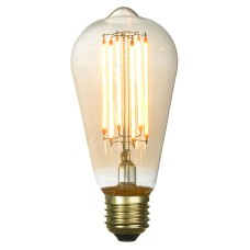 Лампа светодиодная Lussole Е27 6W 2200K янтарная GF-L-764