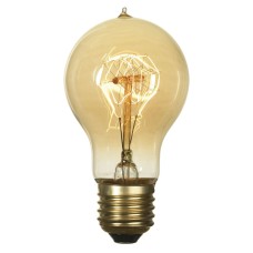 Лампа накаливания Lussole LOFT E27 60W 2700K груша прозрачная GF-E-719