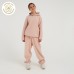 Брюки детские MINAKU: Basic Line KIDS, пудровые, рост 128 см