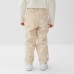 Брюки для девочки MINAKU: Cotton Collection цвет бежевый, рост 128