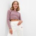 Брюки женские MINAKU:  SPORTY & STYLISH цвет молочный, р-р 48
