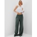 Брюки женские oversize MINAKU: MINAKU: Safari цвет зеленый, размер 42