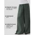 Брюки женские oversize MINAKU: MINAKU: Safari цвет зеленый, размер 50