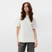 Футболка женская MINAKU OVERSIZE FIT: цвет экрю, р-р 48