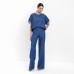 Футболка женская оверсайз MINAKU: Jeans Collection цвет электрик, размер 52