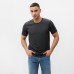 Футболка мужская MINAKU REGULAR FIT: цвет антрацит, р-р 54