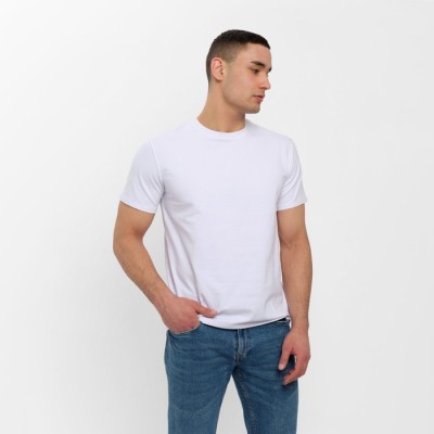 Футболка мужская MINAKU REGULAR FIT: цвет белый, р-р 50