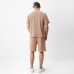 Футболка мужская из органического хлопка MINAKU REGULAR FIT: цвет бежевый, р-р 48
