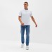 Футболка (поло) мужская MINAKU REGULAR FIT: цвет белый, р-р 50