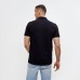 Футболка (поло) мужская MINAKU REGULAR FIT: цвет чёрный, р-р 44