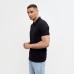 Футболка (поло) мужская MINAKU REGULAR FIT: цвет чёрный, р-р 54