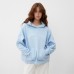 Худи женское MINAKU: SPORTY & STYLISH цвет голубой, размер 46-48