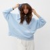 Худи женское MINAKU: SPORTY & STYLISH цвет голубой, размер 46-48