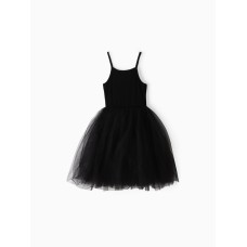 Платье для девочки MINAKU: PartyDress, чёрное, рост 128 см