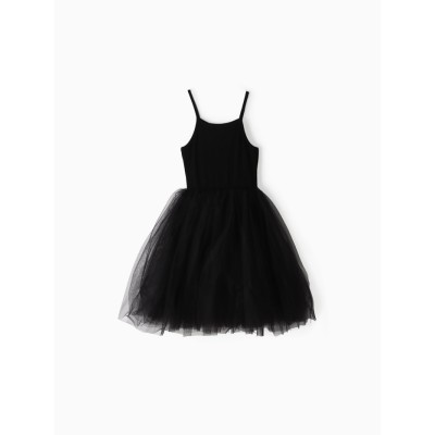 Платье для девочки MINAKU: PartyDress, чёрное, рост 86-92 см