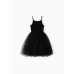 Платье для девочки MINAKU: PartyDress, чёрное, рост 86-92 см