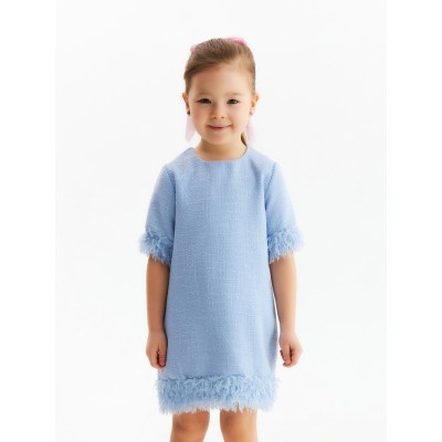 Платье для девочки MINAKU: PartyDress, голубое, рост 158 см