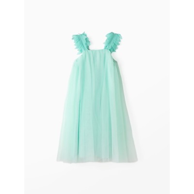 Платье для девочки MINAKU: PartyDress, мятное, рост 134 см