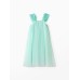 Платье для девочки MINAKU: PartyDress, мятное, рост 134 см