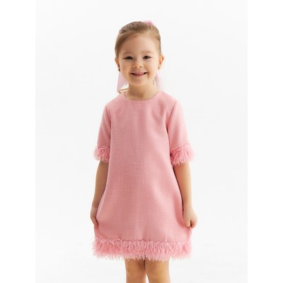 Платье для девочки MINAKU: PartyDress, розовое, рост 140 см
