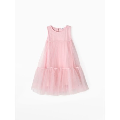 Платье для девочки MINAKU: PartyDress, розовое, рост 98 см