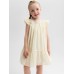Платье для девочки MINAKU: PartyDress, цвет молочный, рост 122 см