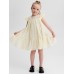 Платье для девочки MINAKU: PartyDress, цвет молочный, рост 122 см