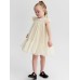 Платье для девочки MINAKU: PartyDress, цвет молочный, рост 122 см