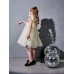 Платье для девочки MINAKU: PartyDress, цвет молочный, рост 122 см