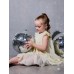 Платье для девочки MINAKU: PartyDress, цвет молочный, рост 122 см
