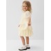 Платье для девочки MINAKU: PartyDress, цвет молочный, рост 128 см