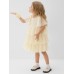 Платье для девочки MINAKU: PartyDress, цвет молочный, рост 128 см