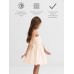 Платье для девочки, MINAKU :Party Dress, цвет молочный, рост 128 см
