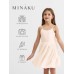 Платье для девочки, MINAKU :Party Dress, цвет молочный, рост 128 см
