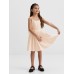 Платье для девочки, MINAKU :Party Dress, цвет молочный, рост 128 см