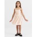 Платье для девочки, MINAKU :Party Dress, цвет молочный, рост 128 см