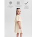 Платье для девочки, MINAKU :Party Dress, цвет молочный, рост 98 см