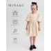 Платье для девочки, MINAKU :Party Dress, цвет молочный, рост 98 см