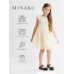 Платье для девочки, MINAKU :Party Dress, цвет молочный, рост 98 см