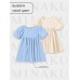 Платье для девочки, MINAKU :Party Dress, цвет молочный, рост 98 см