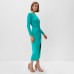Платье женское MINAKU: Green trend цвет бирюзовый, р-р 48