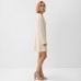 Платье женское с подкладом MINAKU: Casual Collection, белое, размер 48