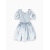 Платье нарядное детское MINAKU: PartyDress, голубое, рост 122 см