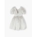 Платье нарядное детское MINAKU: PartyDress, молочное, рост 122 см