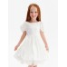 Платье нарядное детское MINAKU: PartyDress, молочное, рост 122 см